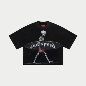 Surf Day T-Shirt (Black) - GO003TEE