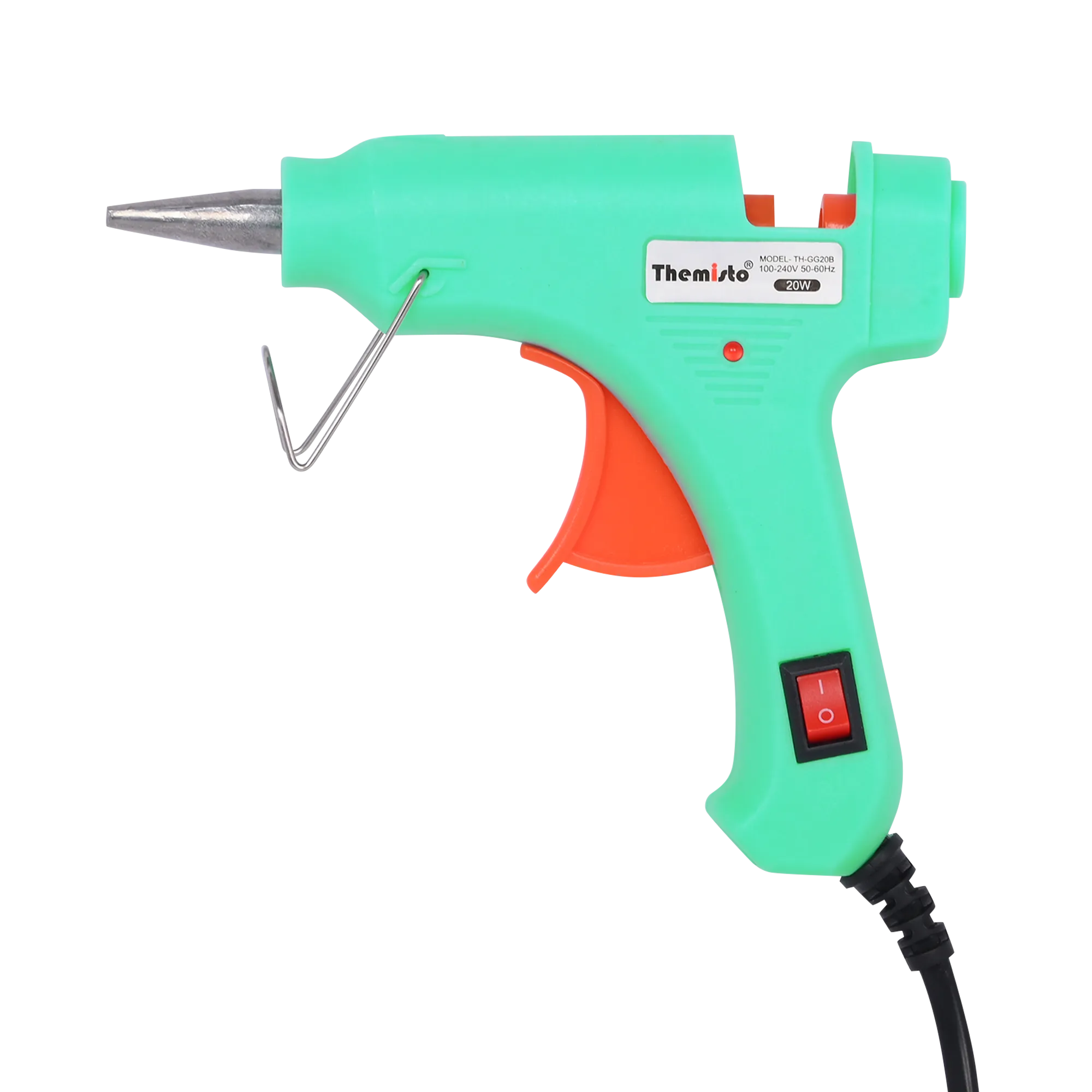 Themisto TH-GG20B 20 Watt Mini Hot Melt Glue Gun with 10 Glue Sticks for DIY Art and Crafts…