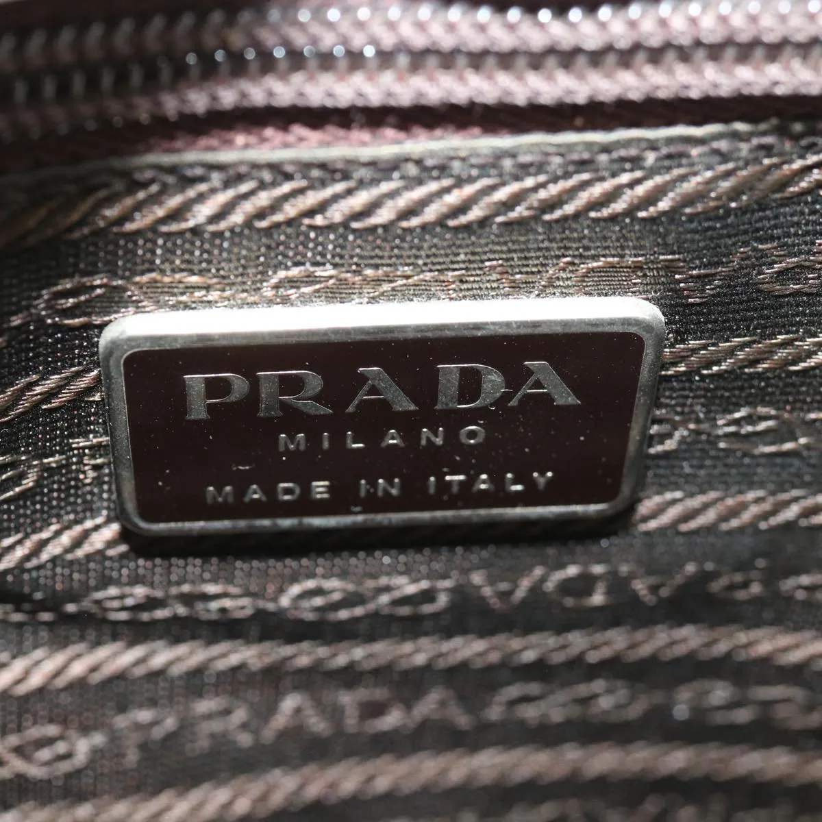 Trendy Inspired Prada Shoulder Bag Patent Leather White Auth 70671