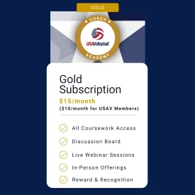 USA Volleyball Coach Academy | Monthly Gold Subscription