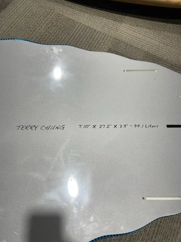 USED - Laird Terry Chung Designed Surrater SUP Surf 7'10" x 27" 94L