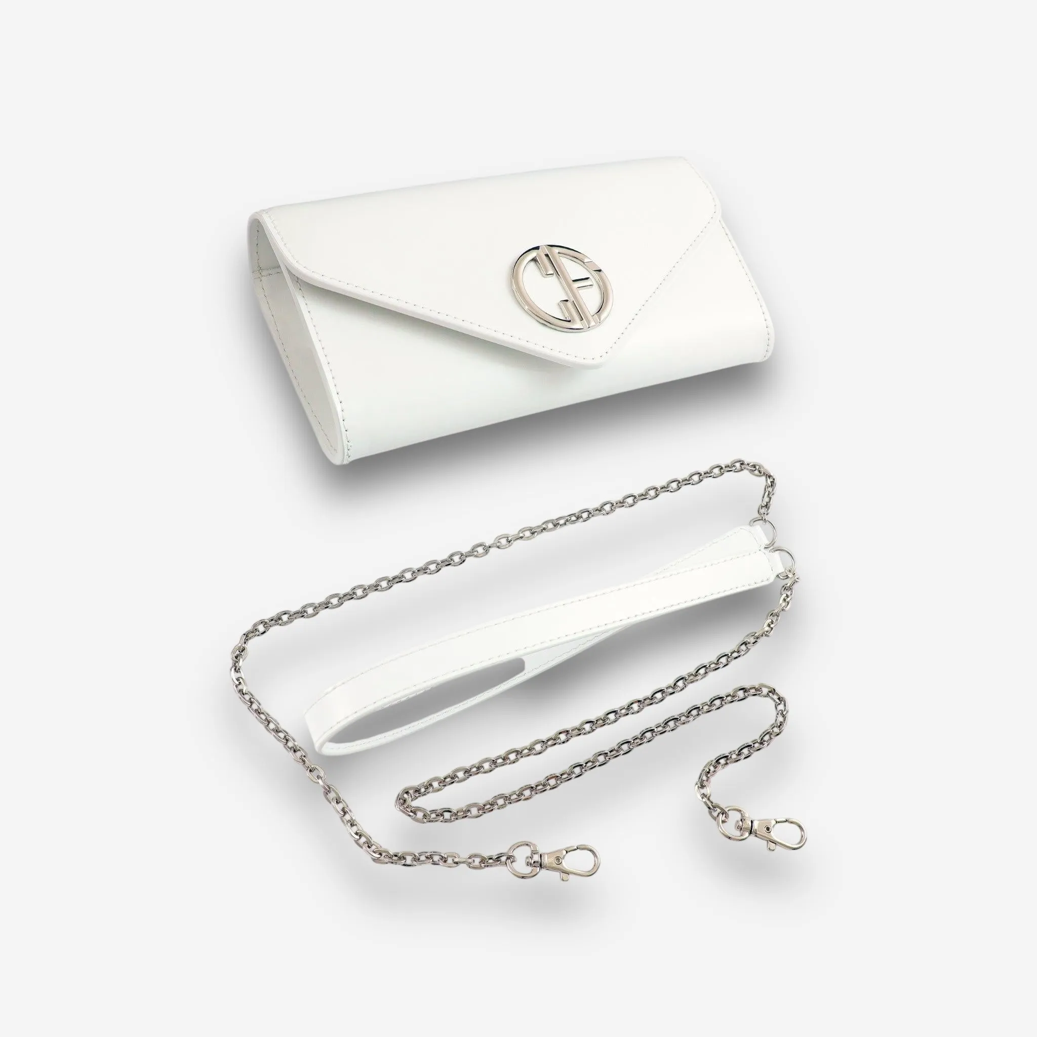 Whisper Silver - White Semi Patent