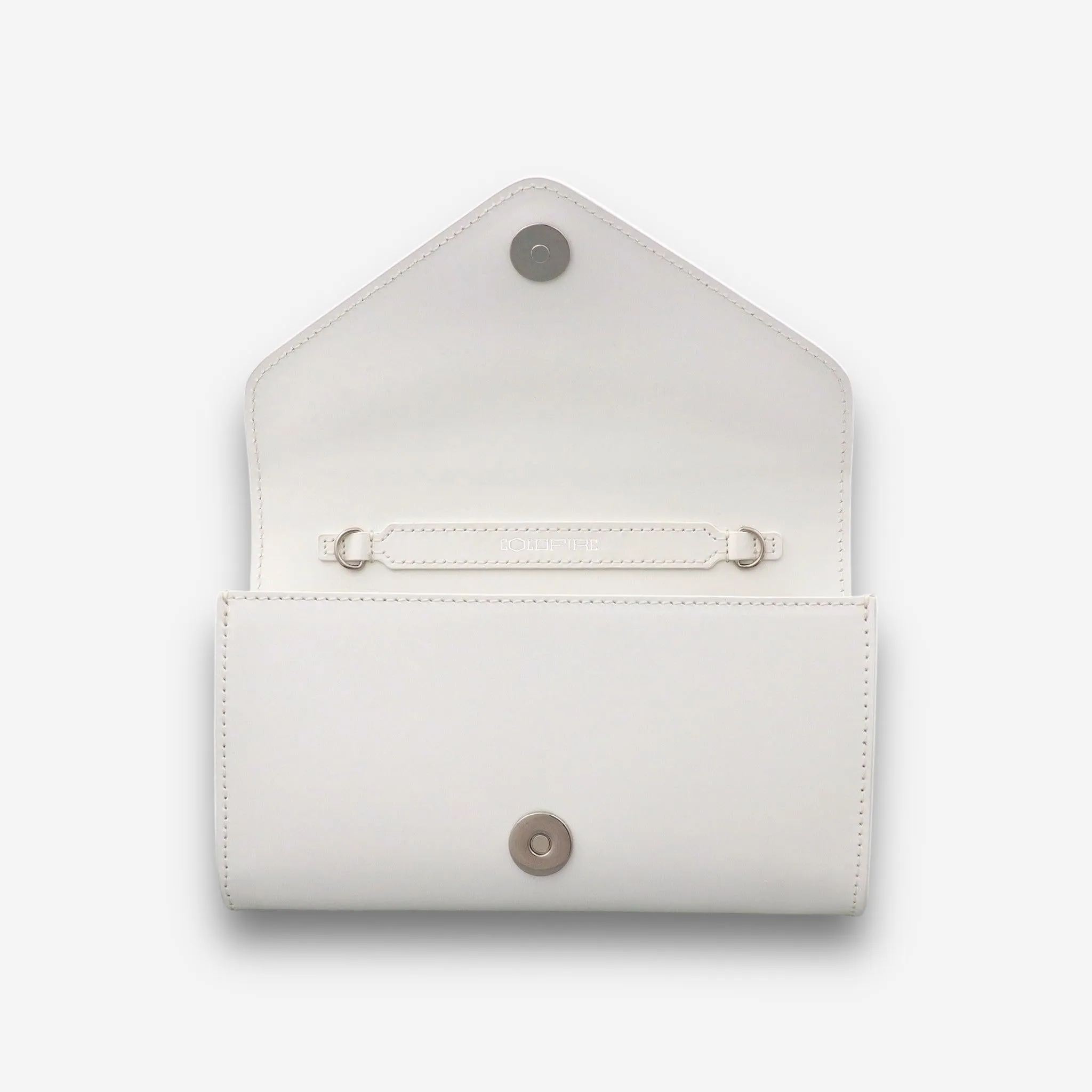 Whisper Silver - White Semi Patent