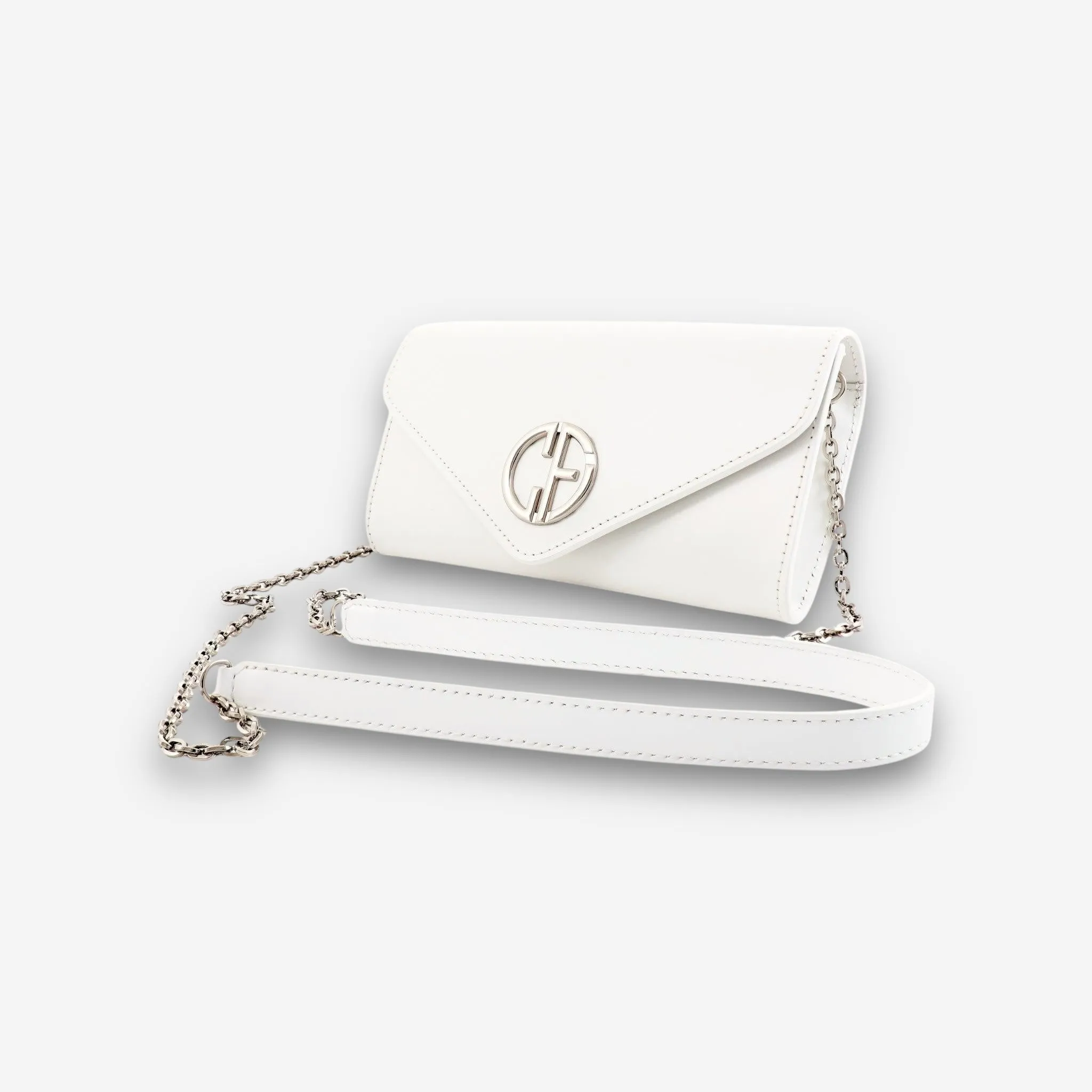 Whisper Silver - White Semi Patent